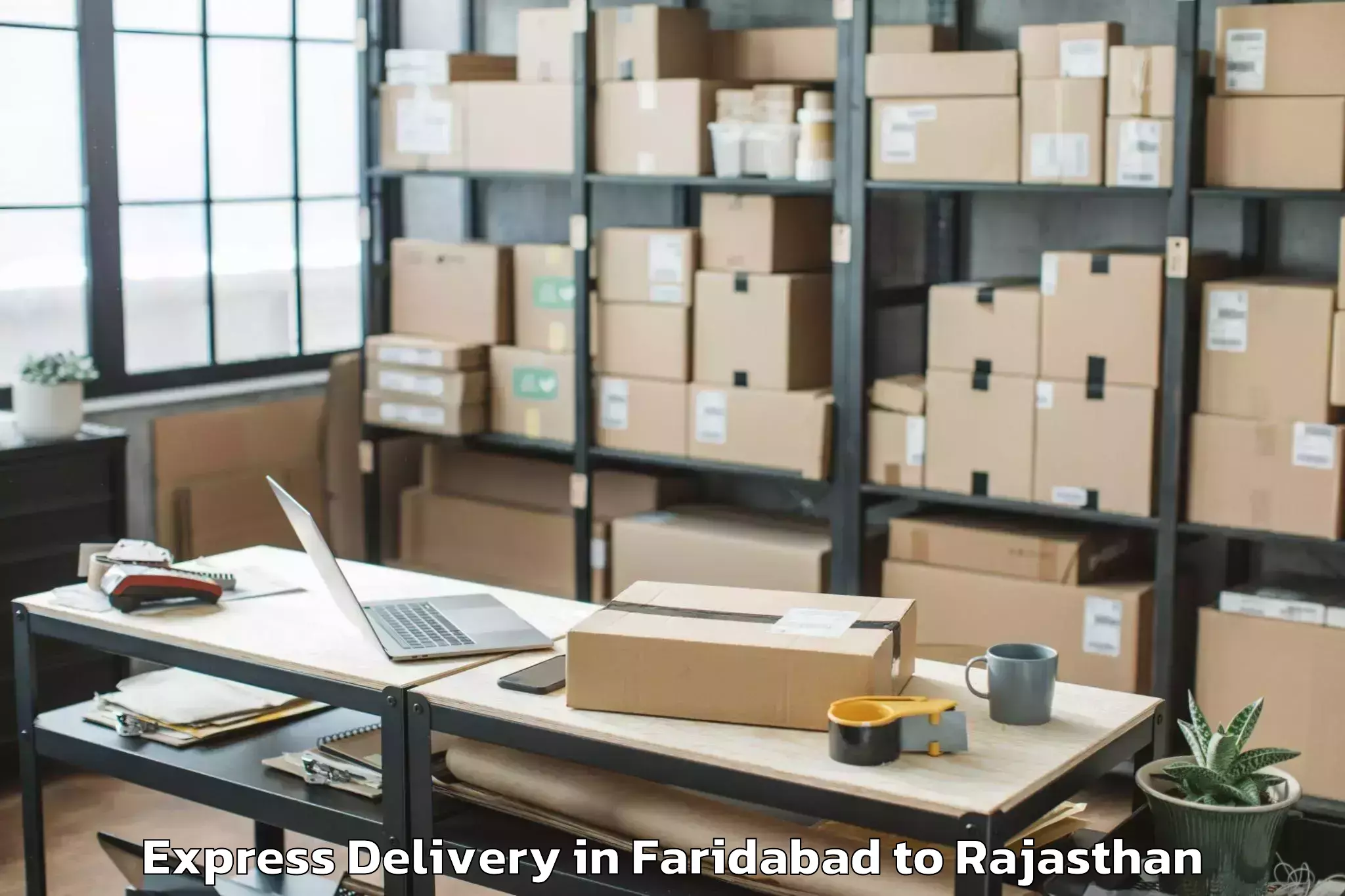 Book Faridabad to Neemrana Express Delivery Online